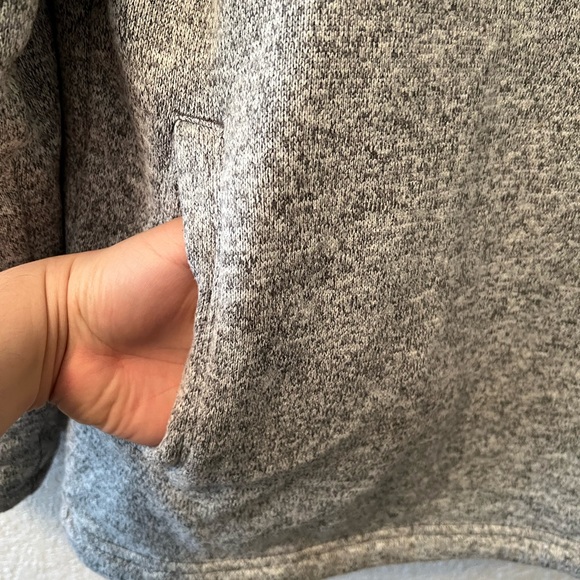 Orvis Men's Fleece Sherpa Lined Quarter Zip Pullover Sweater - Picture 6 of 10